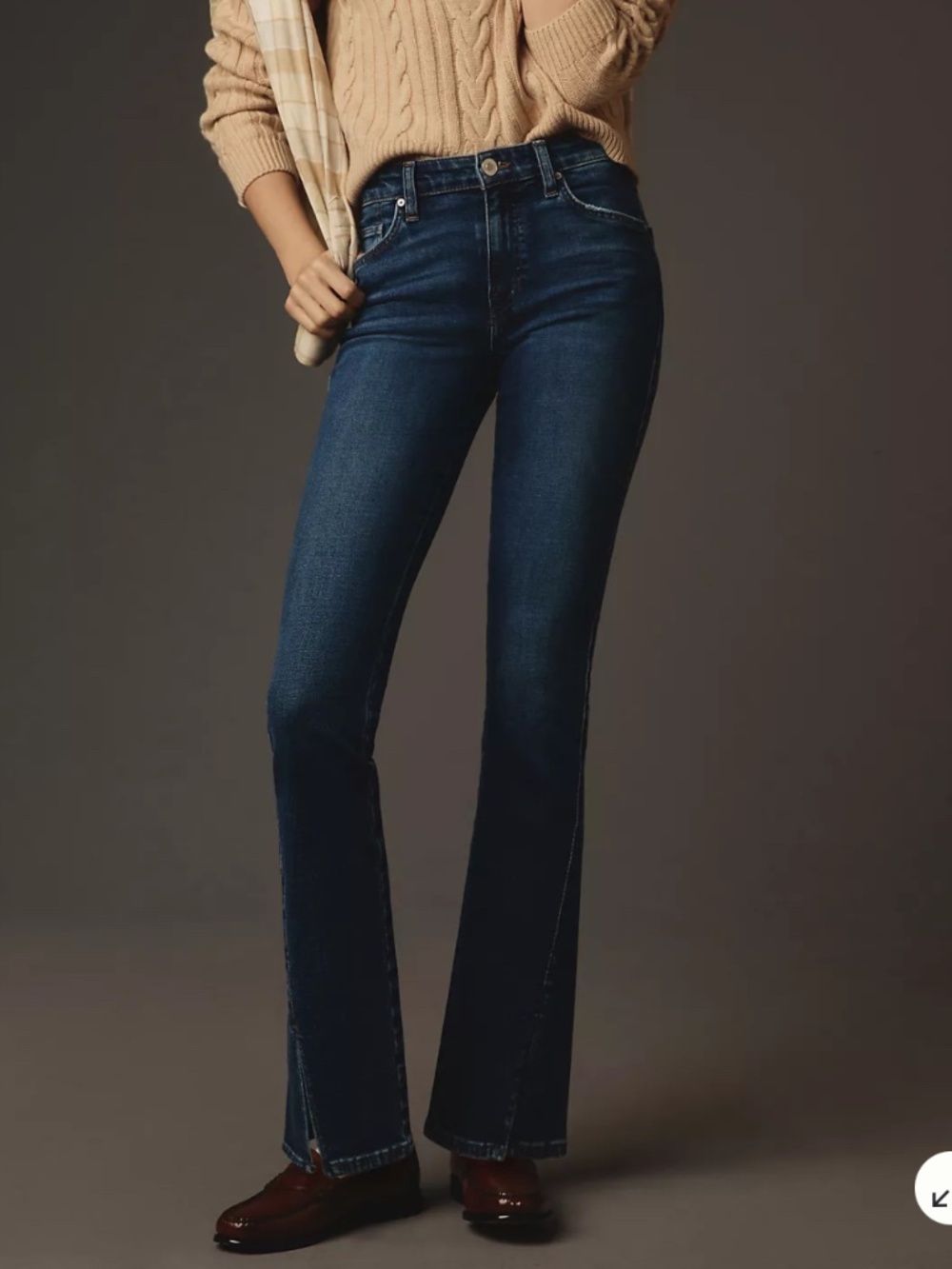 Hudson Barbara High-Rise Baby Bootcut Jeans (27)